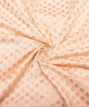 Dyeable Chanderi Jacquard Fabric